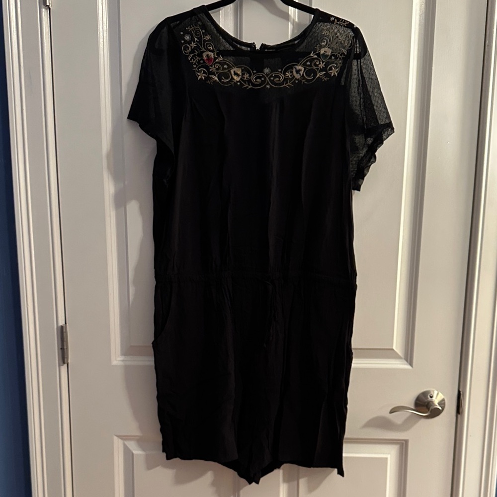 Torrid Harry Potter embroidered mesh romper